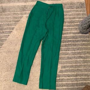 Green trousers vintage